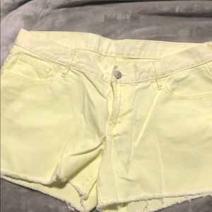 Neon Jean Shorts